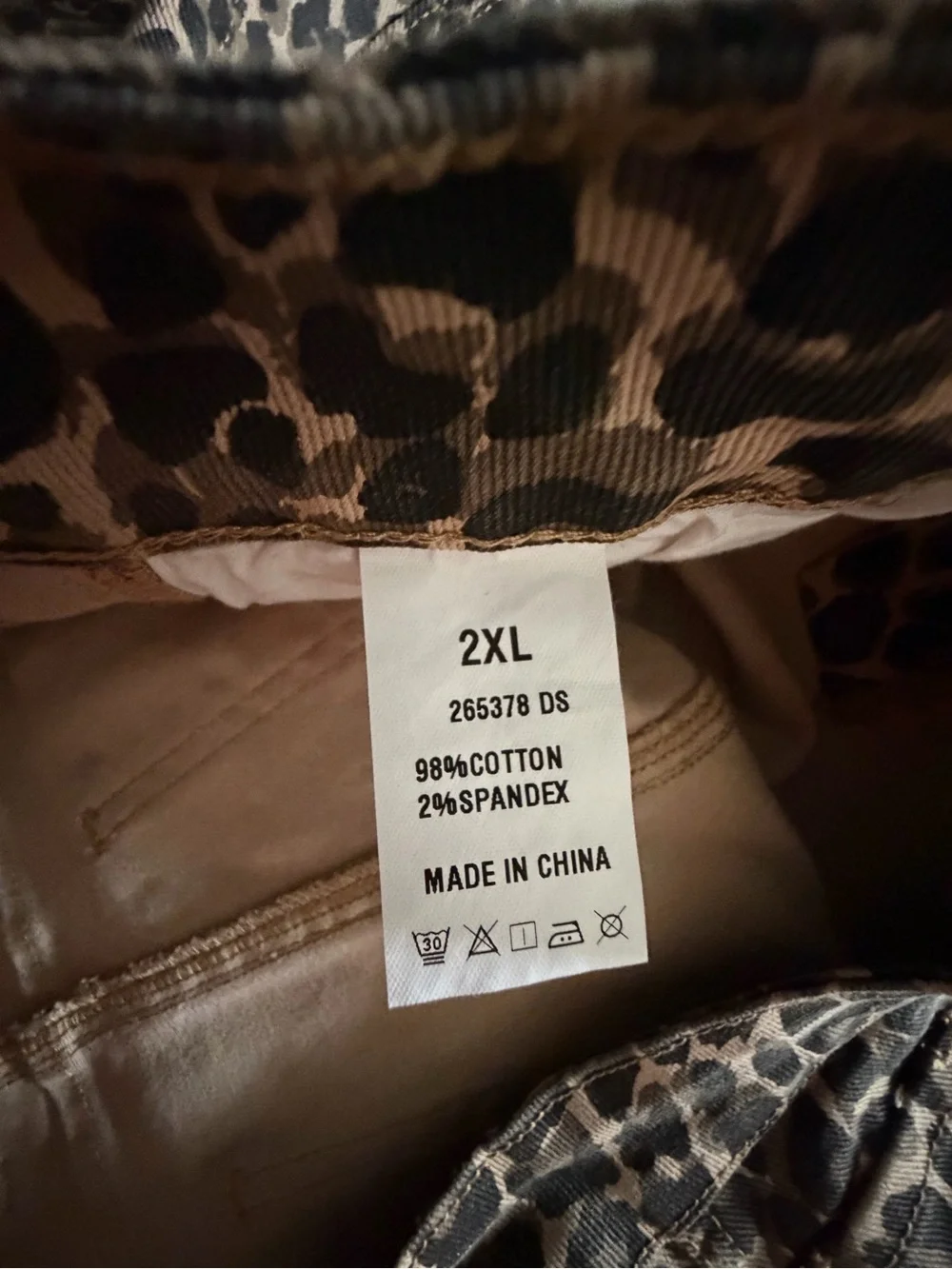 Leopard Print Wide Leg Pants, NWOT